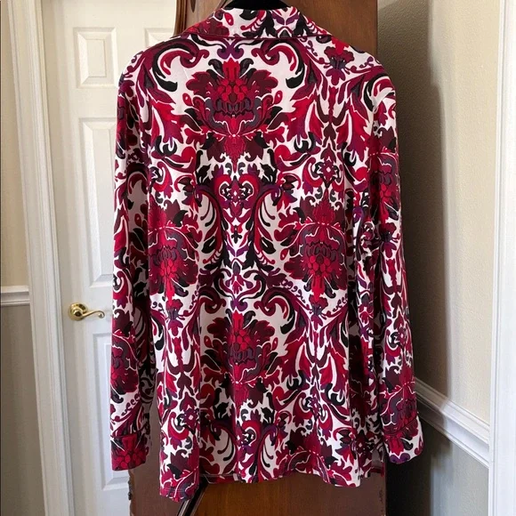 *2 Pieces SOMA Long Sleeve Top & Wide Leg Drawstring Bottoms Pajamas Loungewear - Picture 4 of 16